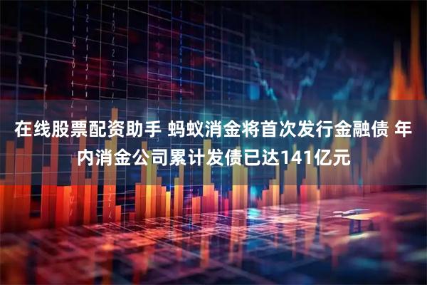 在线股票配资助手 蚂蚁消金将首次发行金融债 年内消金公司累计发债已达141亿元