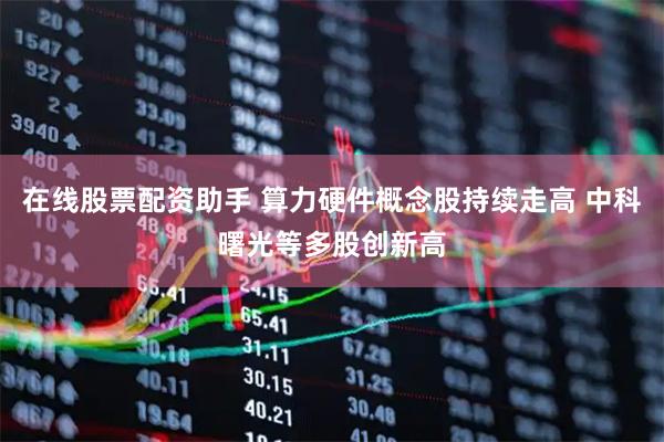 在线股票配资助手 算力硬件概念股持续走高 中科曙光等多股创新高